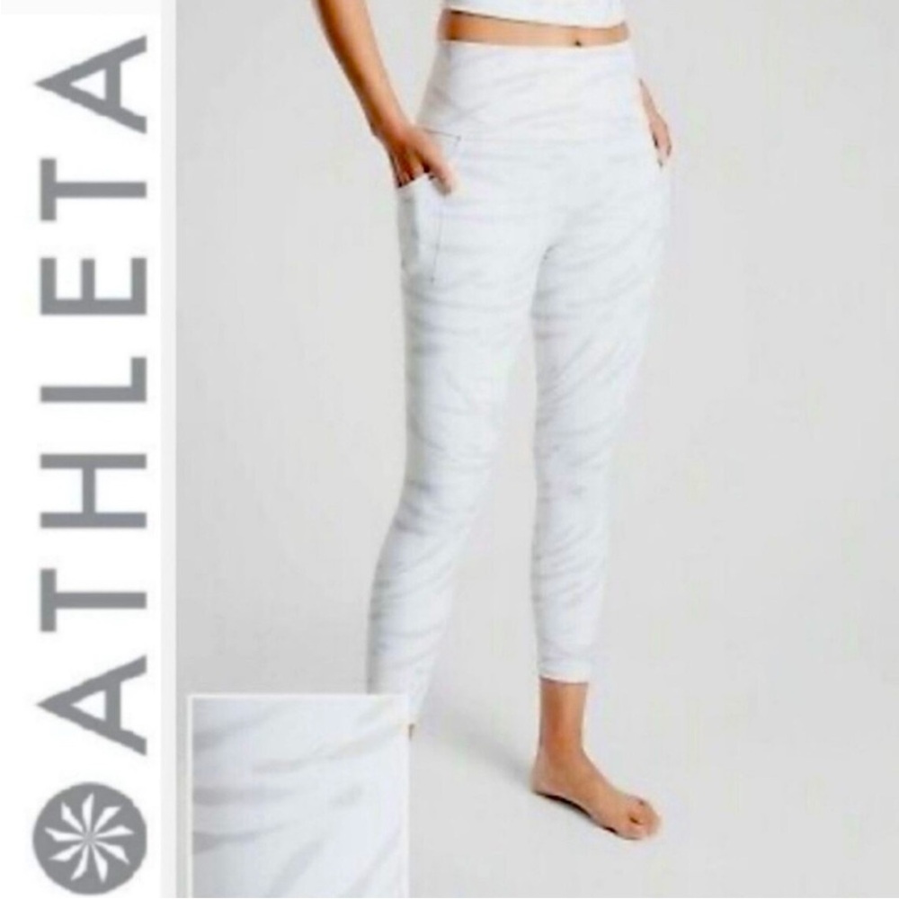 Athleta Salutation Stash Pocket II 7/8 Tight Legging  #S/599542-00 NWOT